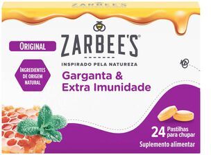 Zarbees Garganta & Extra Imunidade Original 24 pastilhas