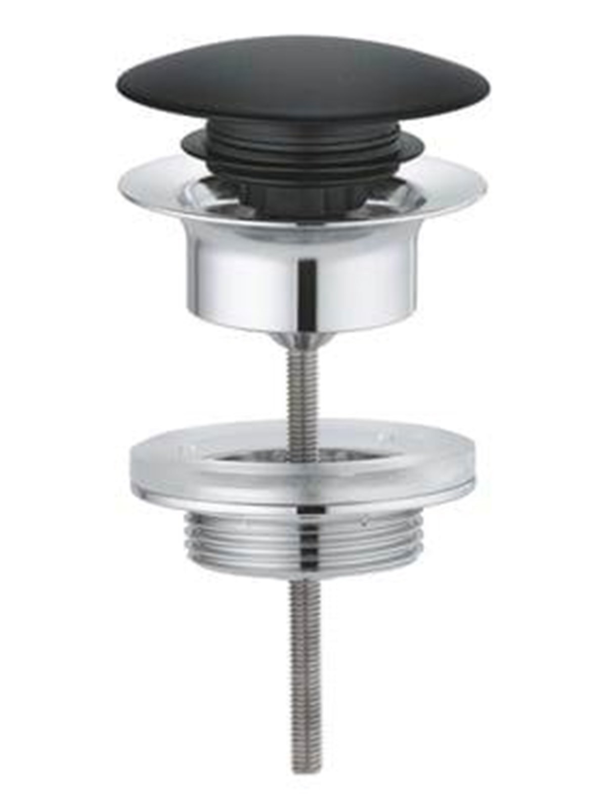 Grohe Push-up bottom valve, Velvet Black