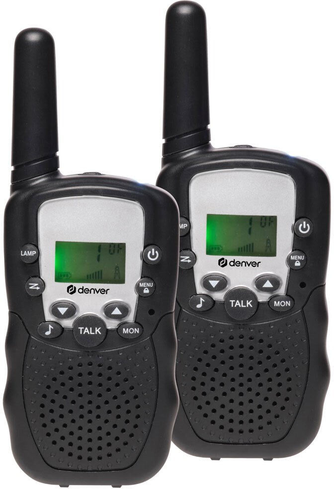 Denver WTA-449 Walkie Talkie - 2 stk - Sort