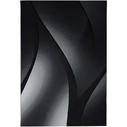 TEPPICH Kurzflor INN in Schwarz, mit Farbverlauf, 160 x 230 cm