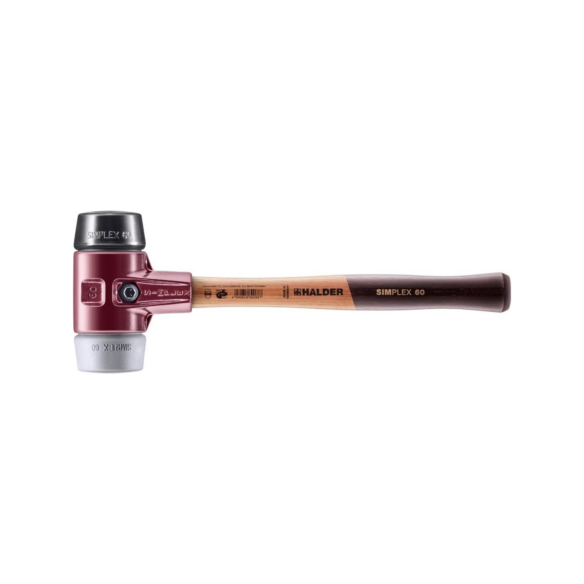 Halder Schonhammer Simplex 60mm Gummi/TPE-mid (3023.060)