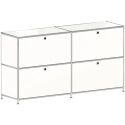 viasit Sideboard »System 4« - 4 geschlossene Fächer weiß, 152.9x40.4 cm