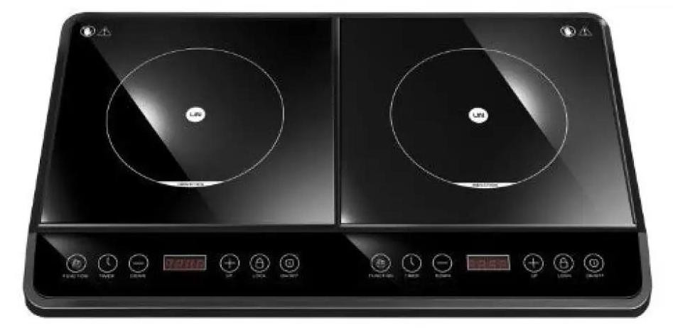 LIN Inductiekookplaat met twee kookzones model LIN LI-35P2N