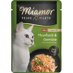 Miamor Feine Filets Thunfisch & Gemüse in Sauce | 24x 100g