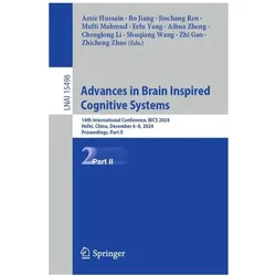Advances in Brain Inspired Cognitive Systems, Fachbücher