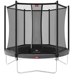 BERG Trampolin Favorit Regular 270 Grey inkl. Sicherheitsnetz Comfort und Leiter