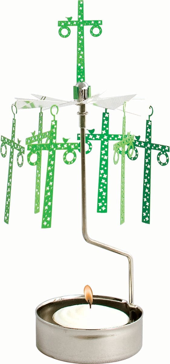 Mid Summer rotary candle tealight van Pluto Design