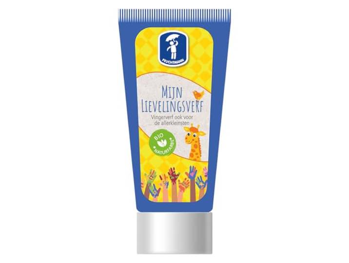 Feuchtmann vingerverf blauw 75gr - kinderverf uitwasbaar