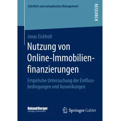 Nutzung von Online-Immobilienfinanzierungen, Fachbücher von Jonas Eickholt