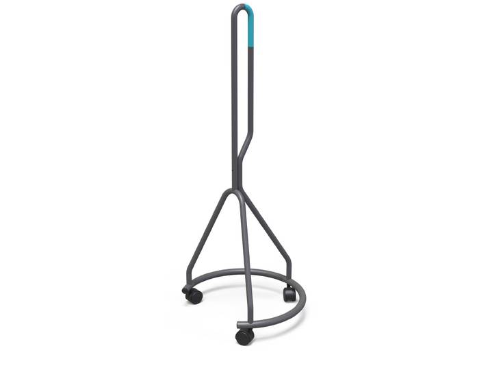 Alba Chariot de rangement sur roulettes pour tabouret Nimbo - Noir
