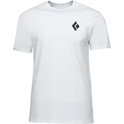 Herren T-Shirt Black Diamond M SS EQUIPMNT FOR ALPINIST TEE Größe: L /  weiß