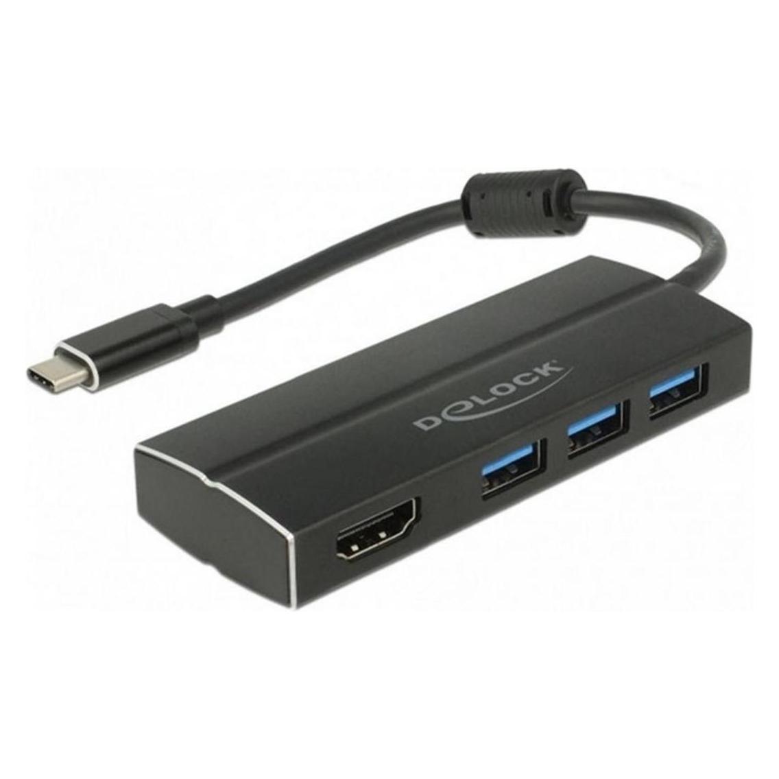 Delock Dockingstation USB-C HDMI 4K 30Hz (USB-C, 2 Ports) (87721)