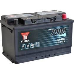 Yuasa EFB Start Stop Autobatterie 12 V 85 Ah Poltyp: T1 YBX7115