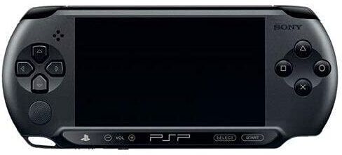 Sony PlayStation Portable (PSP)   inkl. Spiel   E1004   Schwarz   Ratchet & Clank Size Matters (DE Version) - Refurbished