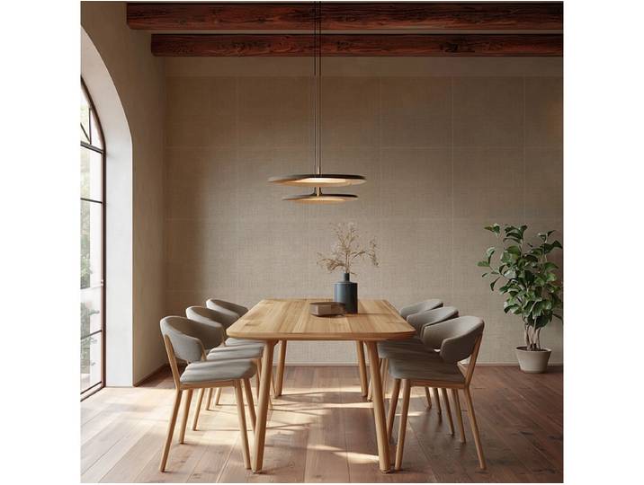 Set aus 2 Akustikplatten LINEN 60x1x60