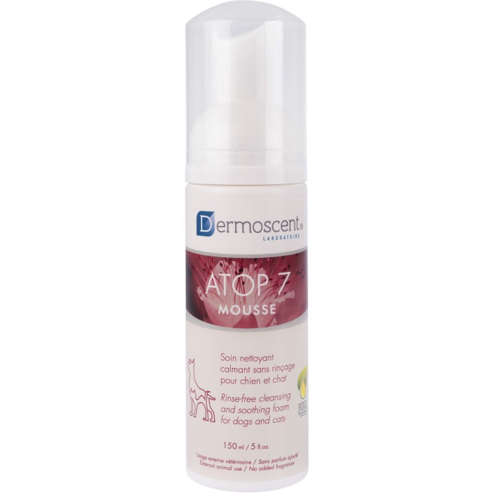 Dermoscent Atop 7 Mousse Hond & Kat 150 ml Schaum