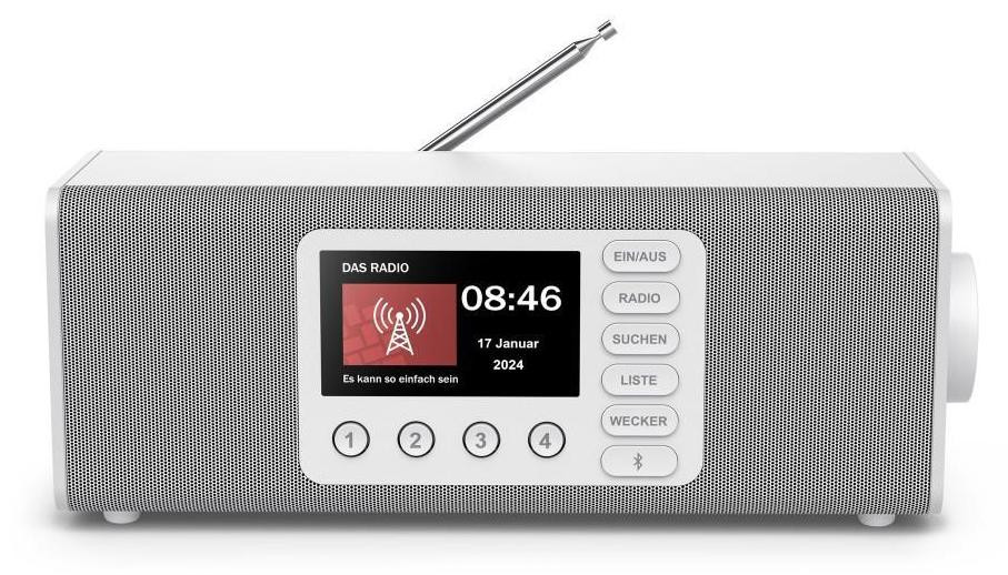 Hama DR2002 Digitale DAB+ FM Radio met TFT-kleurendisplay van 10,9 cm
