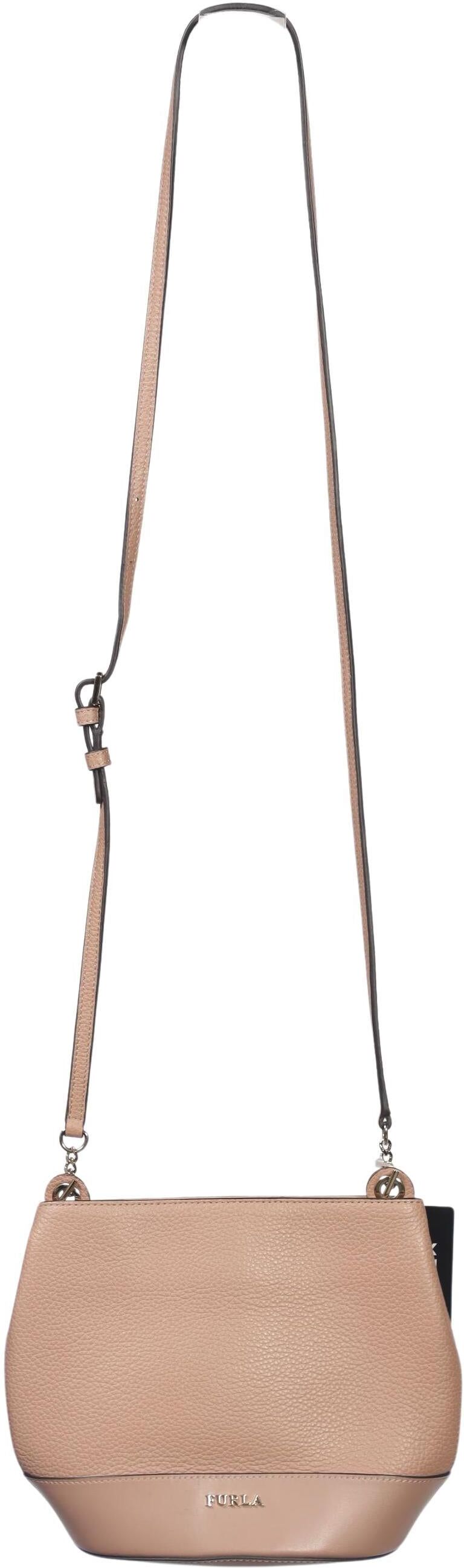 Furla Damen Handtasche klein Leder, Beige, Leder - Second Hand