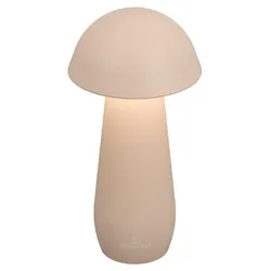 Villeroy & Boch Akku-Tischleuchte Modena Alu, Eisen, Stahl Metall Beige Sand 16 cm