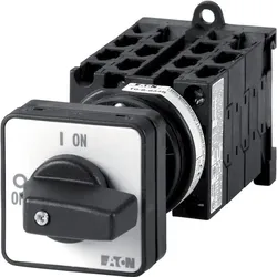 Eaton 015418 Stufenschalter, T0, 20 A, Zwischenbau, 6 Baueinheit(en), Kontakte: 11, 30 °, rastend, mit 0-Stellung, 0-11, Abwicklungs Nr. 15249