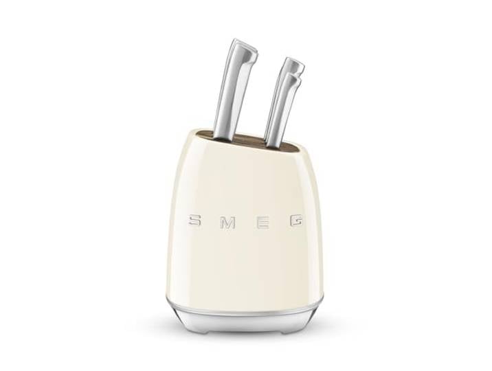Smeg, Messerblock, KBSF02CR, Creme