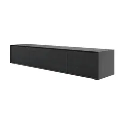 TV-Lowboard  Stream , schwarz , Maße (cm): B: 200 H: 36 T: 43.0