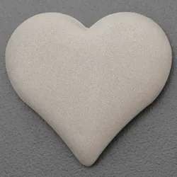 Silberbarren 100g ESG "Herz" 3D-Barren gegossen matt gravierbar