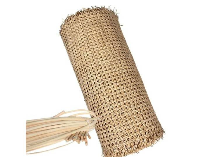 NLUMEC Wiener Geflecht Meterware, 100cm Breites Rattangeflecht Natur, Rattan Gurtband Rolle, Natürliches Rattan Geflecht für Möbel Stuhl Kommode Schrank Lampe(100x200cm)
