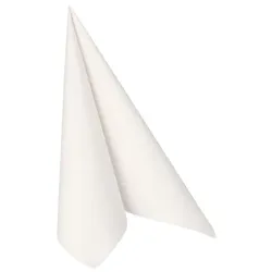 Papstar 250 Servietten `ROYAL Collection` 1/4-Falz 40 cm x 40 cm weiss in Papierverpackung