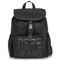 Pepe Jeans für Damen. PL0300064 Rucksack Gaetana schwarz (OSFA), Lässig, Polyamid