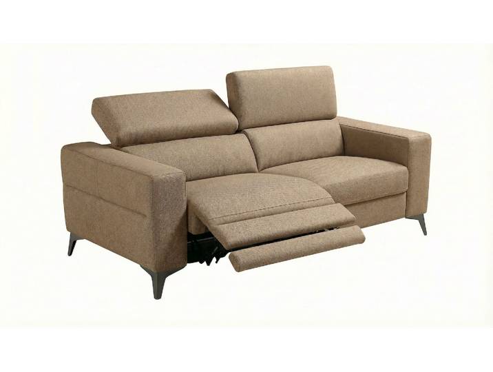 Designer Couch LONATO Stoff 2-Sitzer Designersofa Moderne Stoffcouch