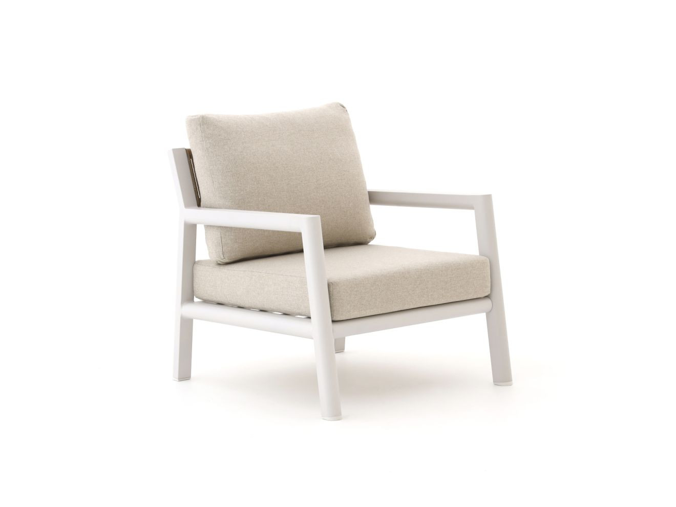 Manifesto Furniture Corsano Lounge tuinstoel - Wit - Aluminium