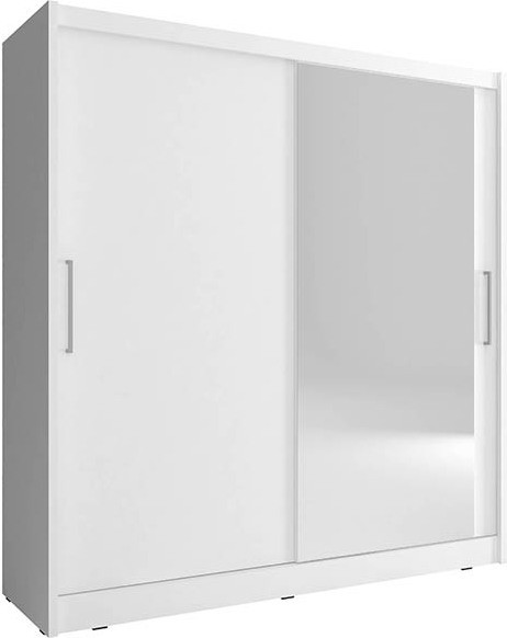 AEA Multifunctionele opbergkast met rek, houten design, Hoogte: 180 cm