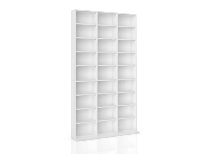 Étagère CD Jukebox 102x178cm Blanc Vicco 25402
