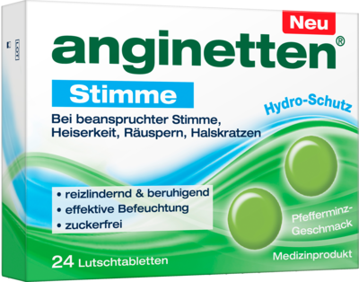 MCM KLOSTERFRAU Vertr. GmbH ANGINETTEN Stimme Lutschtabletten 24 St 11877002