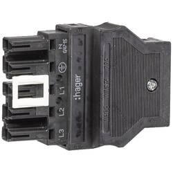 Hager G4715 Netz-Steckverbinder - Gesamtpolzahl: 5 + PE 1 St.