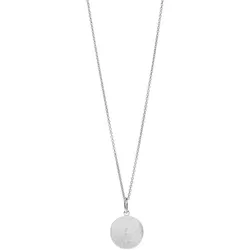 LEAF - HALSKETTE PLÄTTCHEN - silber