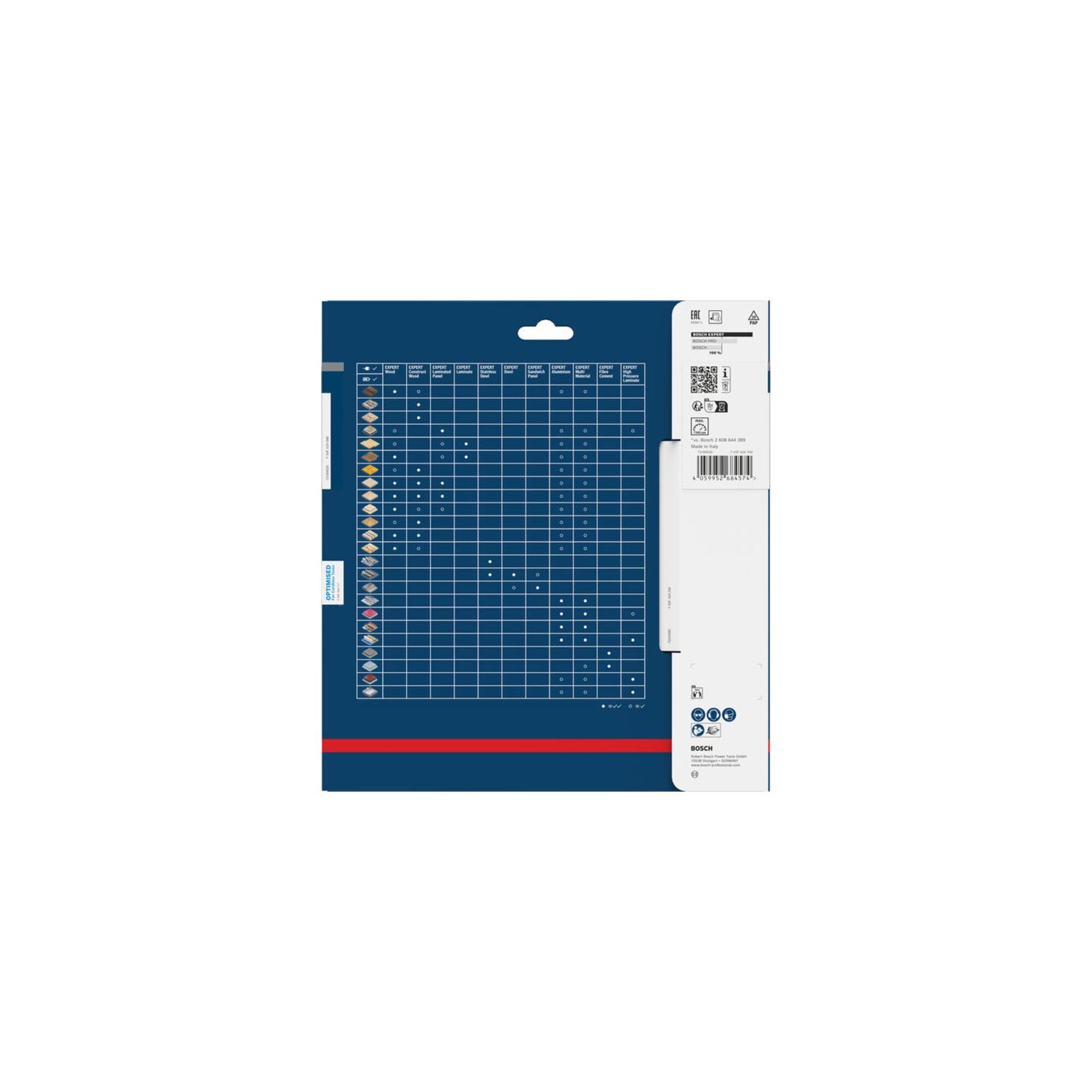 BOSCH EXPERT Laminated Panel Kreissägeblatt, 210x2,1x30 mm, Z66 (2608902129)