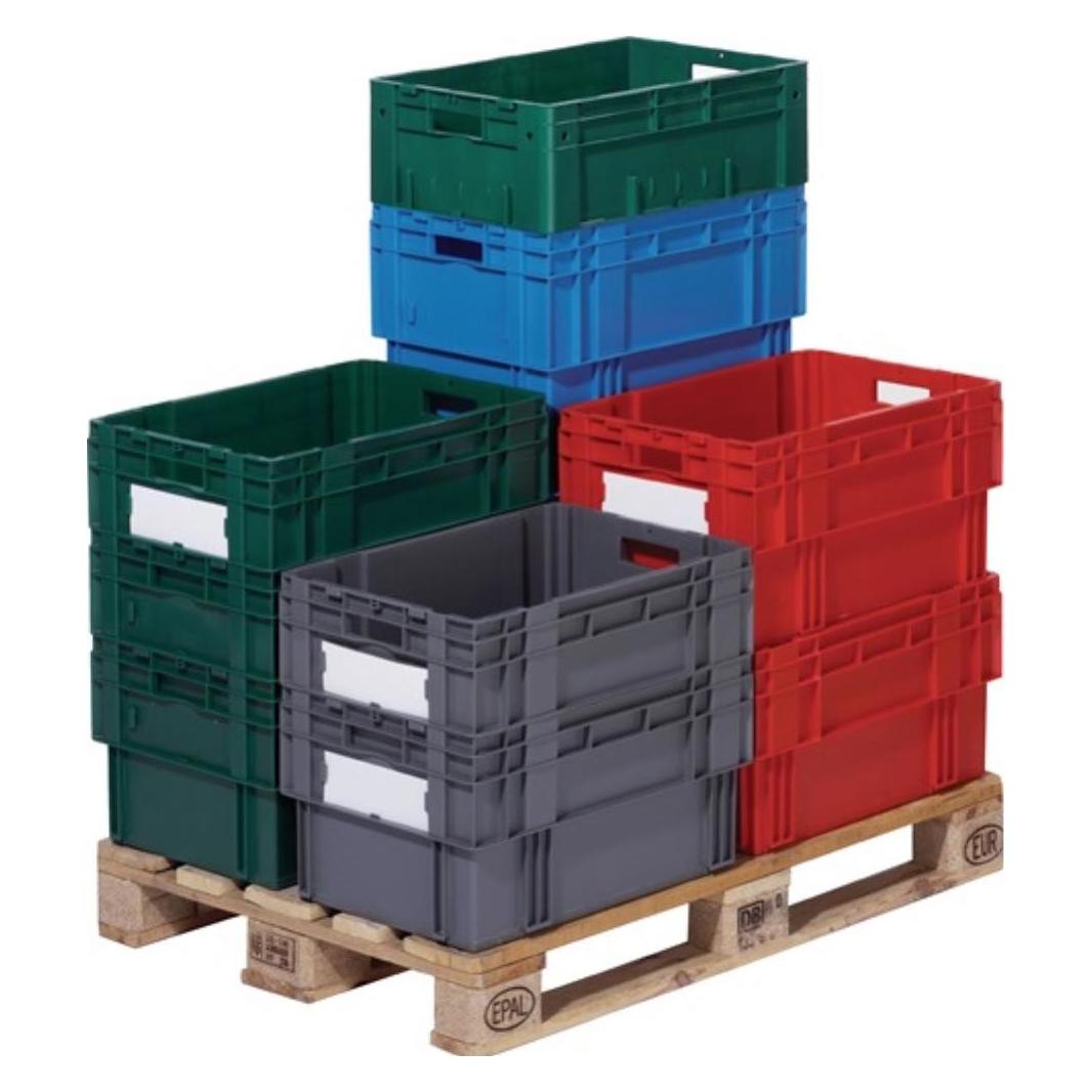 kaiserkraft Drehstapelkasten (DTK600/ 320-0 GRAU)