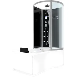 AcquaVapore Whirlpool Wanne Duschtempel Dusche Duschkabine K50-L31-WP 170x100 cm ohne 2K Scheiben Versiegelung