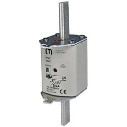 ETI NH Sicherung NH2C gG 80A/500V, 3 Stück