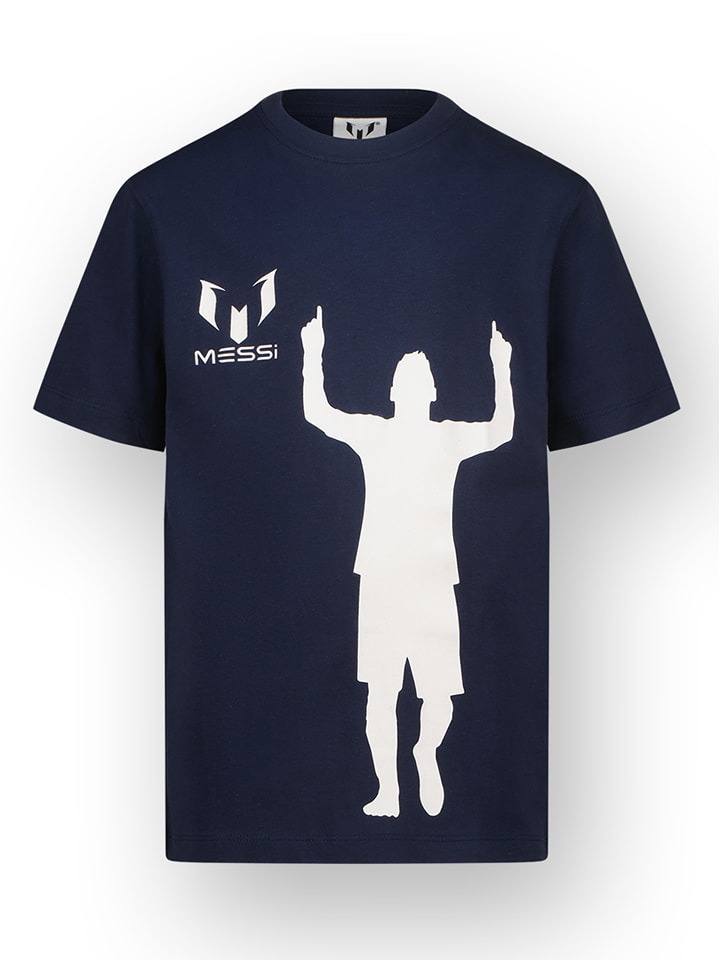 Messi Shirt in Dunkelblau - 140