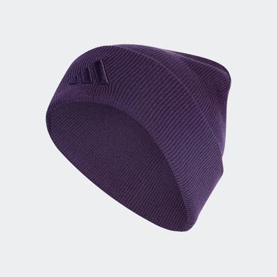 Baseball Cap ADIDAS PERFORMANCE "NEW LOGO BEANIE CUFF", Damen, lila (aurora plum, aurora plum), Obermaterial: 100% Polyacryl, Caps, Beanie