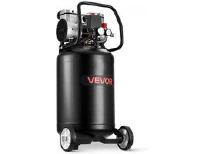 VEVOR Druckluft Kompressor 50 L, Luftkompressor 2 PS, 113 L/min bei 6,2 bar, Max. 8 bar Druck, Ölfreier Tank, Ideal für Autoreparaturen, Reifenbefüllung, Lackierarbeiten, Holzarbeiten & Nageln