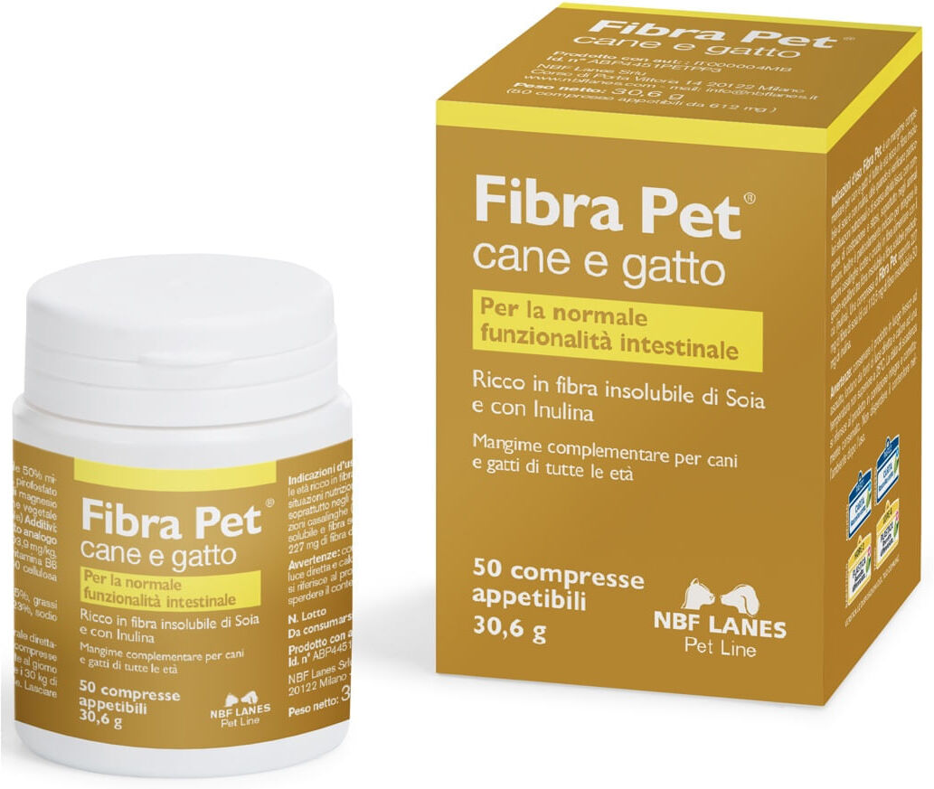 NBF LANES Fibra Pet Mangime Complementare Cane e Gatto 50CP