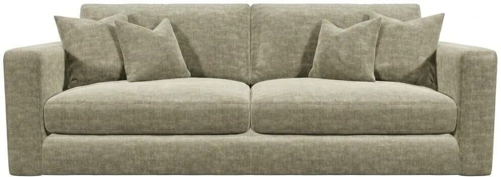 Cleo Luxe Chenille Oyster Sofa Range, 3 Seater Split Sofa