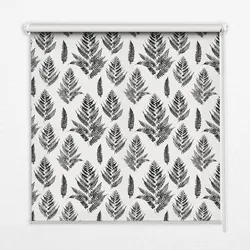 INNENROLLO - Fensterrollo - Rollo - 150x180 cm - Bemalte Blätter