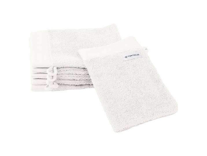 Waschhandschuh 6er-Set 16 x 0 x 21cm Weiß/Weiß