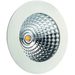 Rutec Projekt LED Einbaustrahler NINQITA COB, IP40, rund, CRI80, starr, exkl. BG, weiß, 400mA, 15W 4000K 53° RUP-PDA151