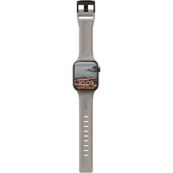 UAG Scout Strap- Apple Watch 38/40/41mm- titanium- (Silicone, Stainless Steel), Uhrenarmband, Schwarz, Grau